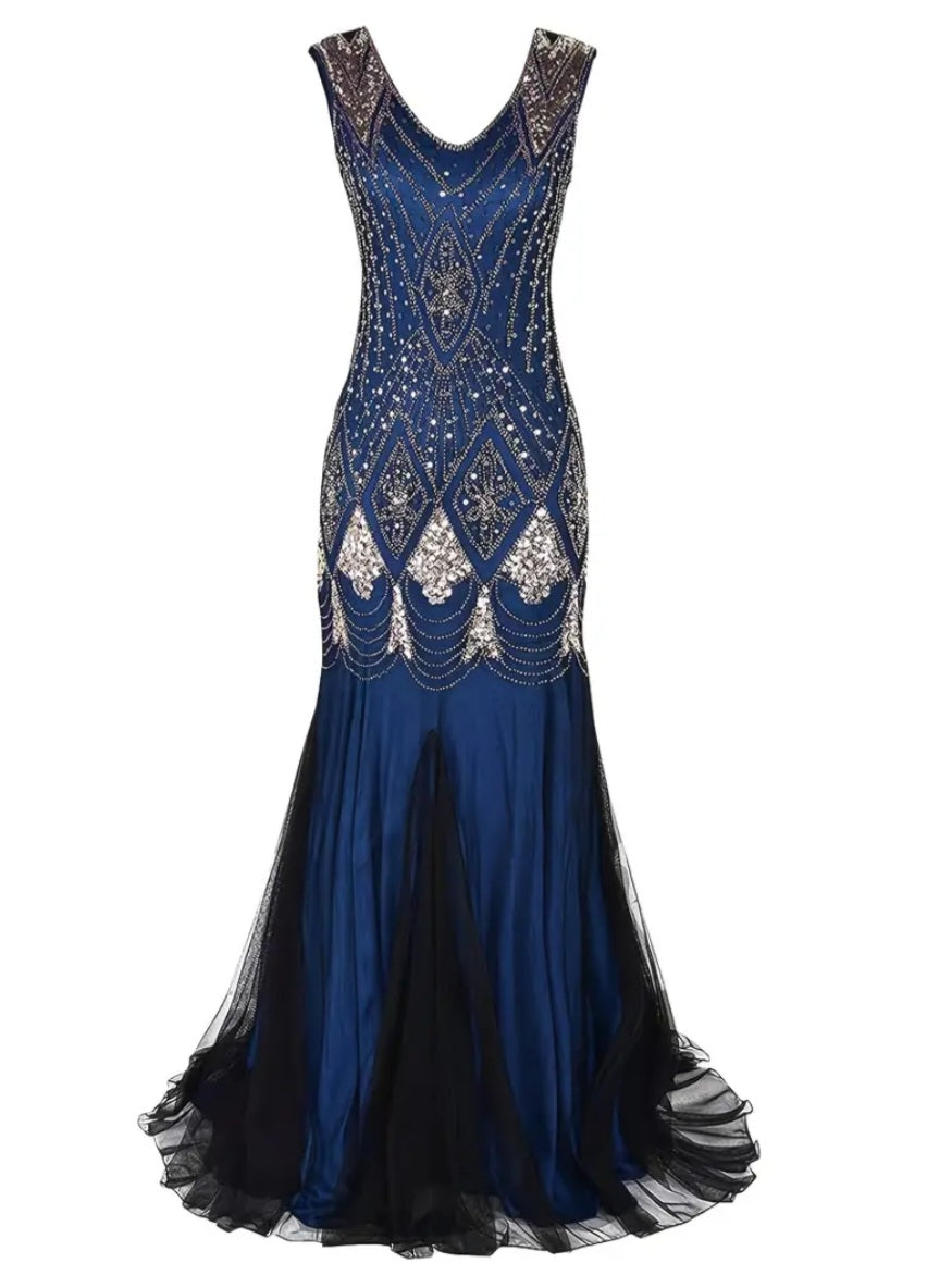 Elegant Sequin Mermaid Dress