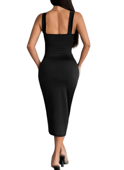Sexy Mesh Splicing Sheer Ruched Dress