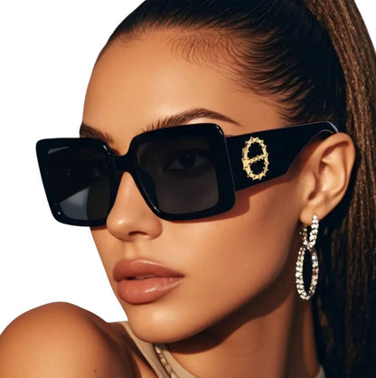 Unisex High-End Black Stylish Shades