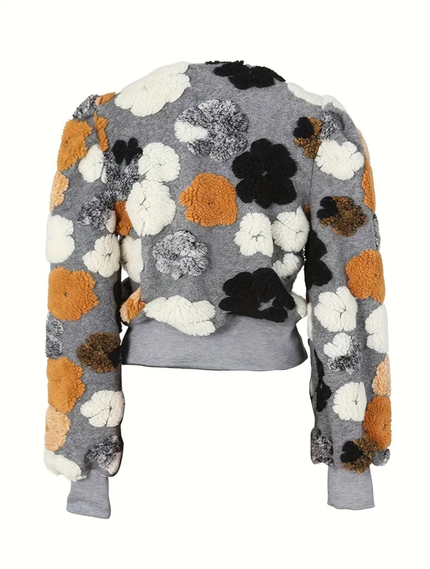 Elegant Floral Print Cardigan Jackets