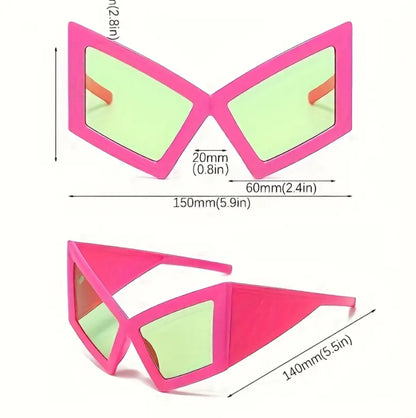 Trendy Bold Futuristic Fashion Glasses