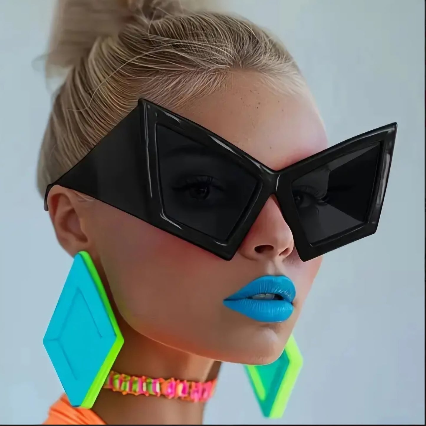 Trendy Bold Futuristic Fashion Glasses