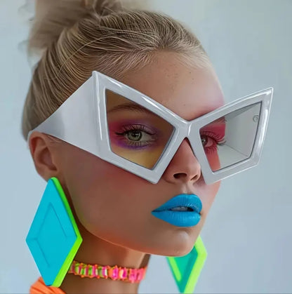 Trendy Bold Futuristic Fashion Glasses