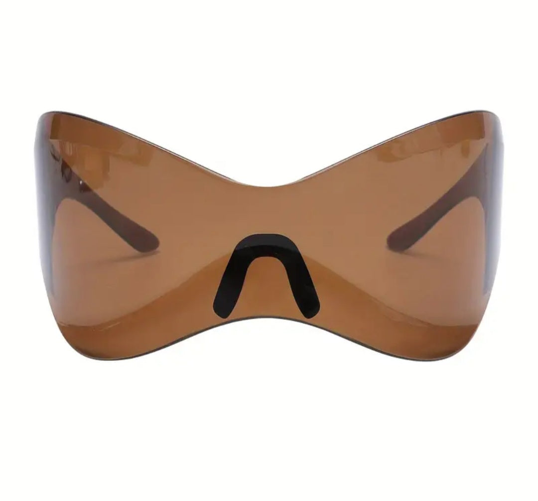 Unisex Trendy Oversized Futuristic Hip-Hop Glasses