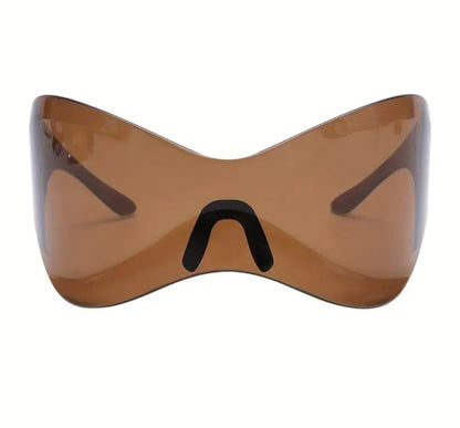 Unisex Trendy Oversized Futuristic Hip-Hop Glasses