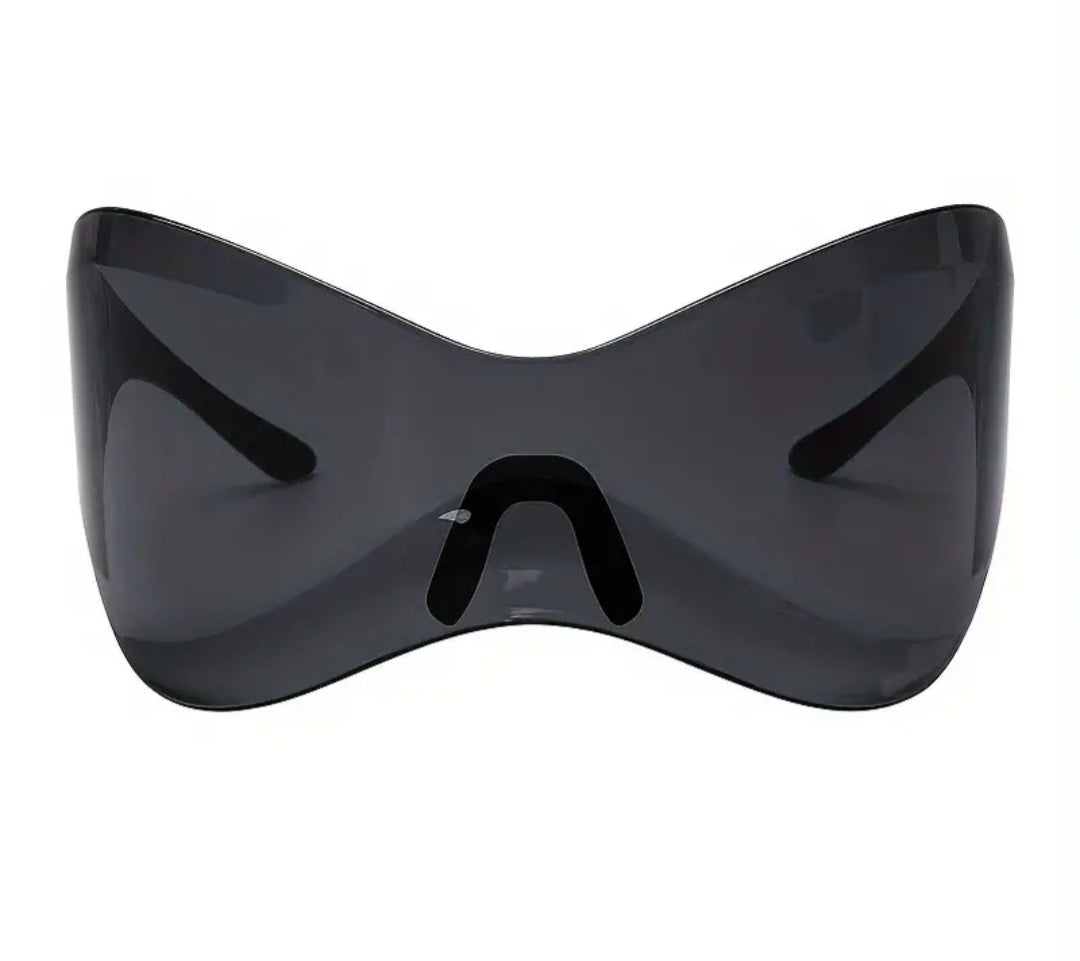 Unisex Trendy Oversized Futuristic Hip-Hop Glasses