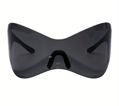 Unisex Trendy Oversized Futuristic Hip-Hop Glasses