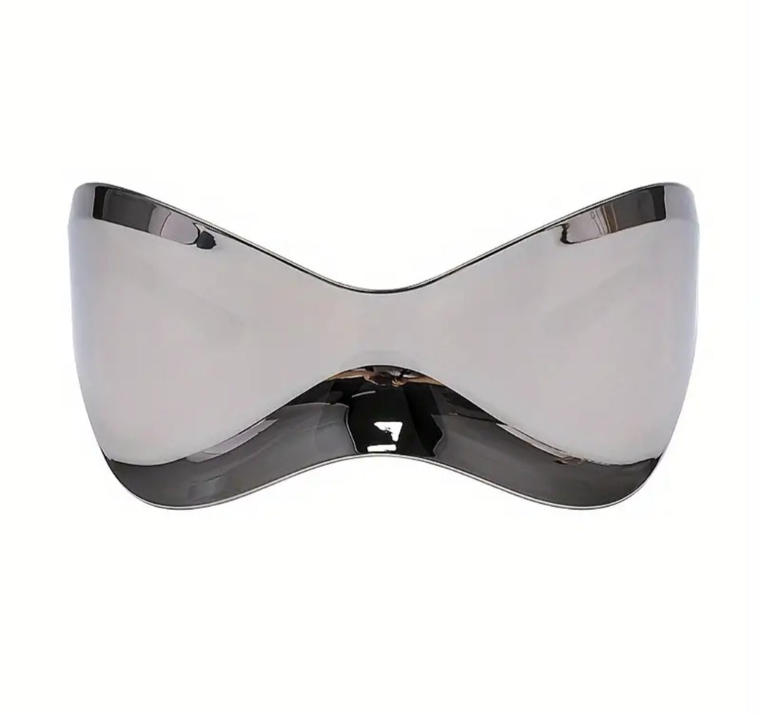Unisex Trendy Oversized Futuristic Hip-Hop Glasses