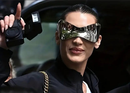 Unisex Trendy Oversized Futuristic Hip-Hop Glasses