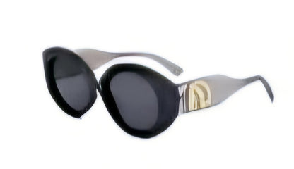 Vintage Oversized Oval-Shaped Sunglasses