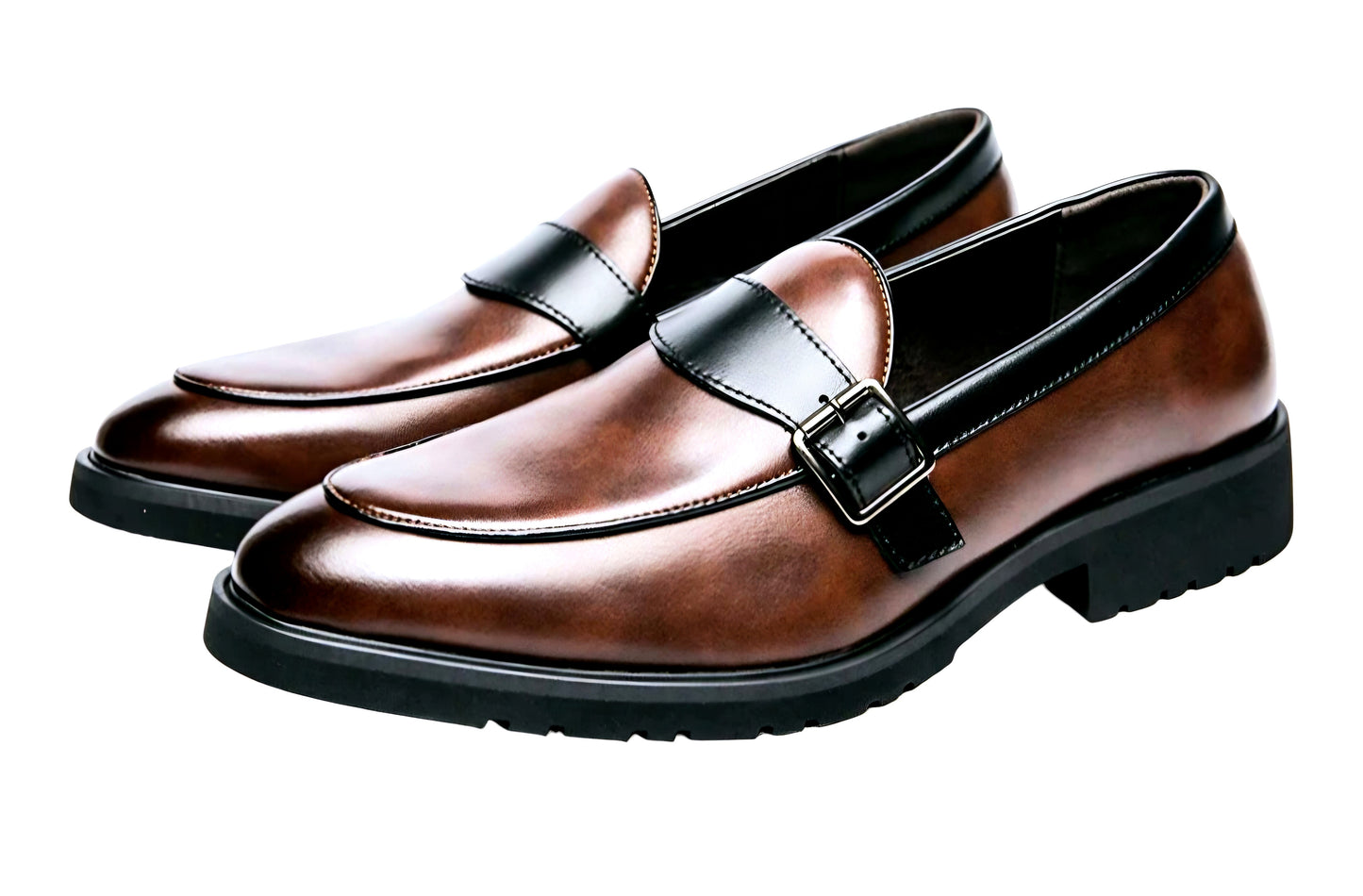 Italian Genuine Leather Penny-Loafers
