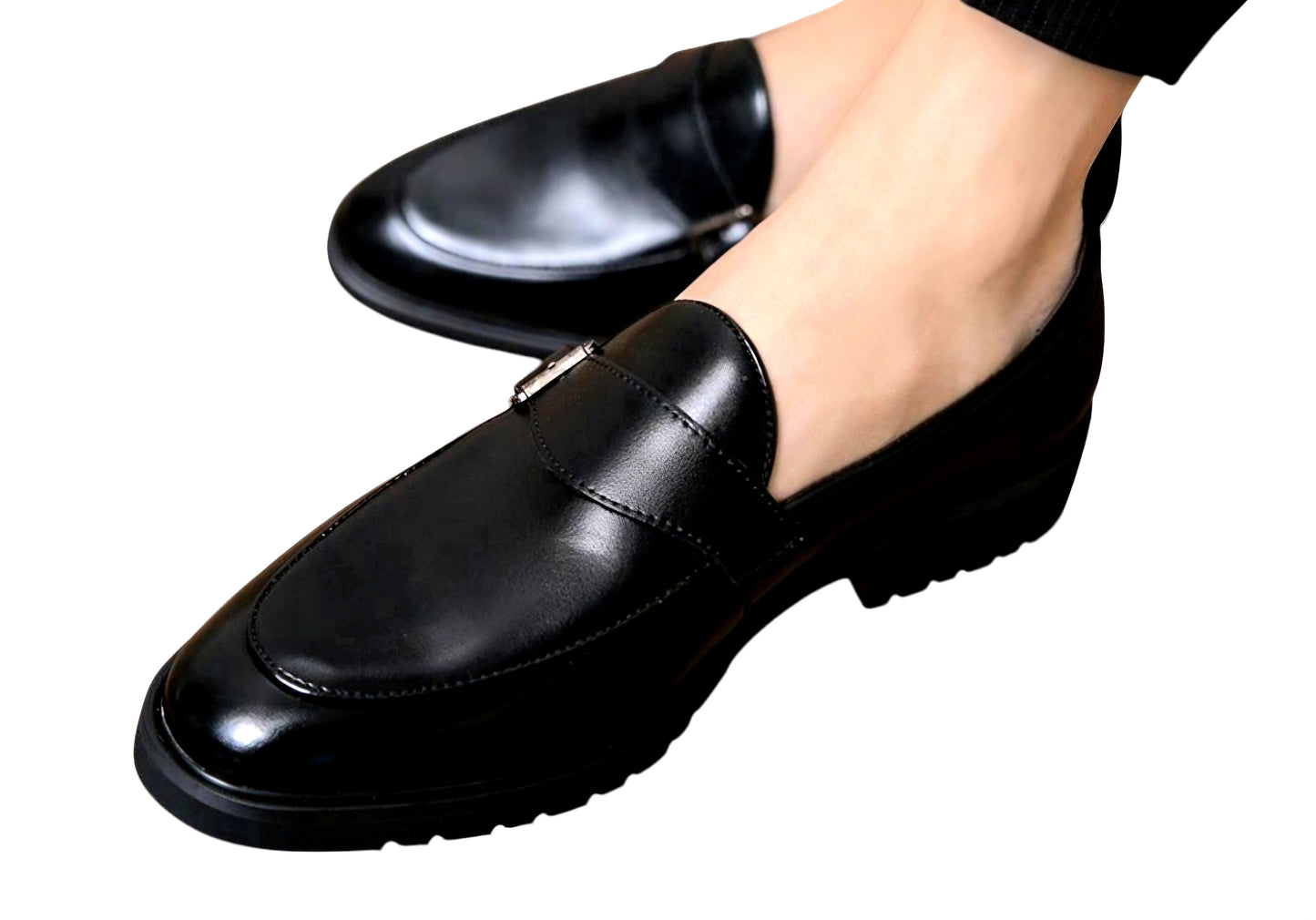 Italian Genuine Leather Penny-Loafers