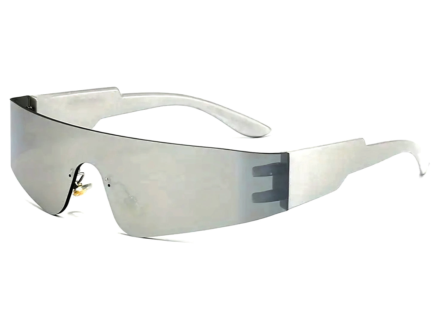 Futuristic Cyberpunk Style Wrap-Around Sunglasses