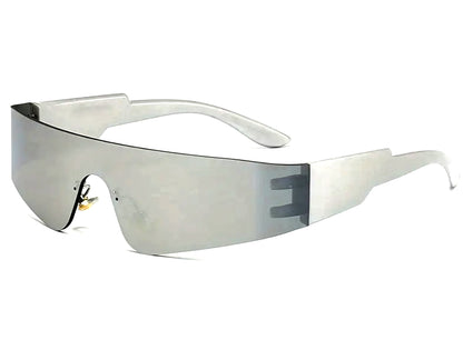 Futuristic Cyberpunk Style Wrap-Around Sunglasses
