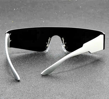 Futuristic Cyberpunk Style Wrap-Around Sunglasses