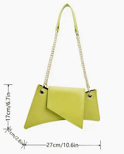 Novelty Flap Faux Leather Shoulder Purse