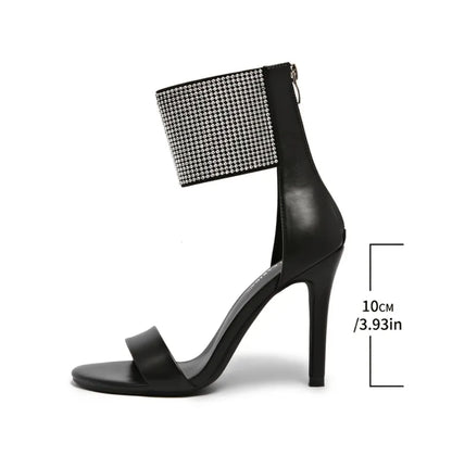Open-Toe High-Heeled Sandals
