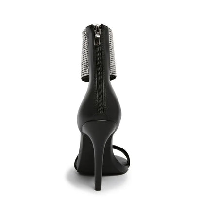 Open-Toe High-Heeled Sandals