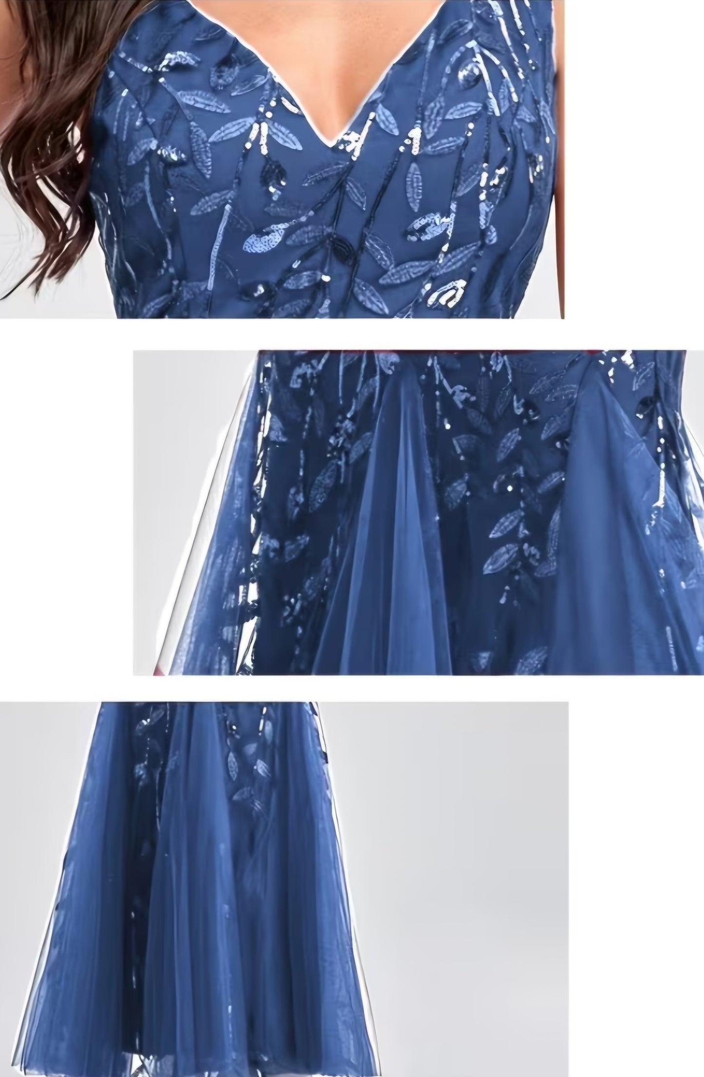 Elegant Embroidered Body-Hugging Mermaid Dress