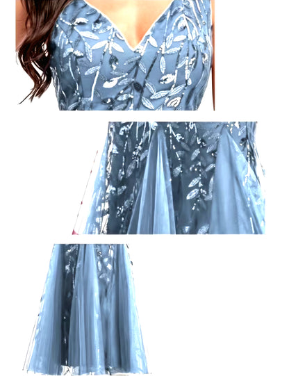 Elegant Embroidered Body-Hugging Mermaid Dress