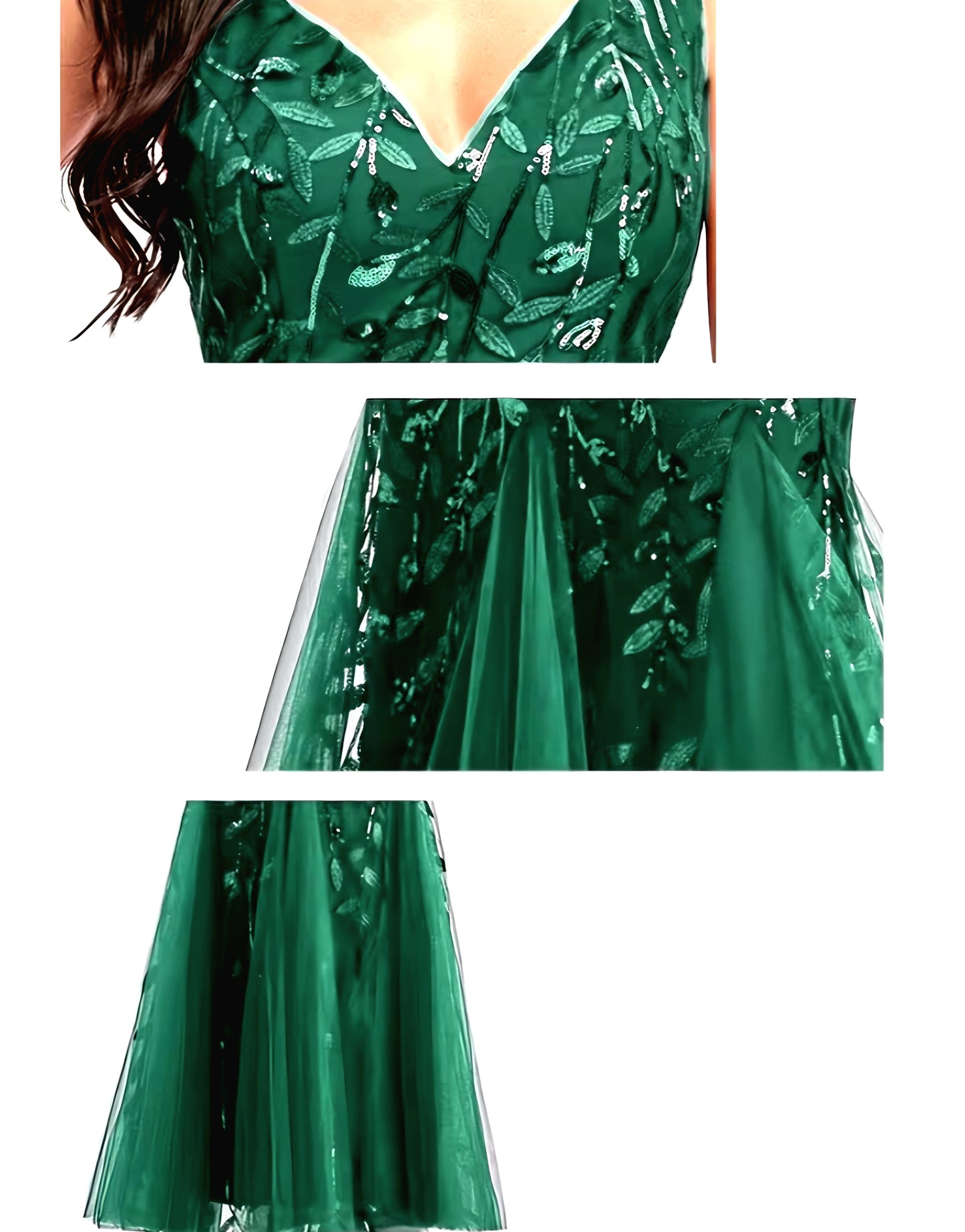 Elegant Embroidered Body-Hugging Mermaid Dress