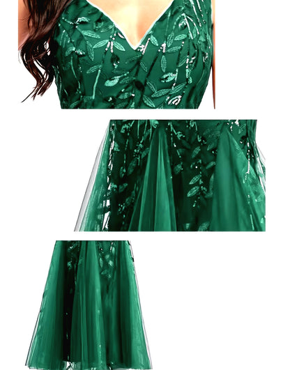 Elegant Embroidered Body-Hugging Mermaid Dress