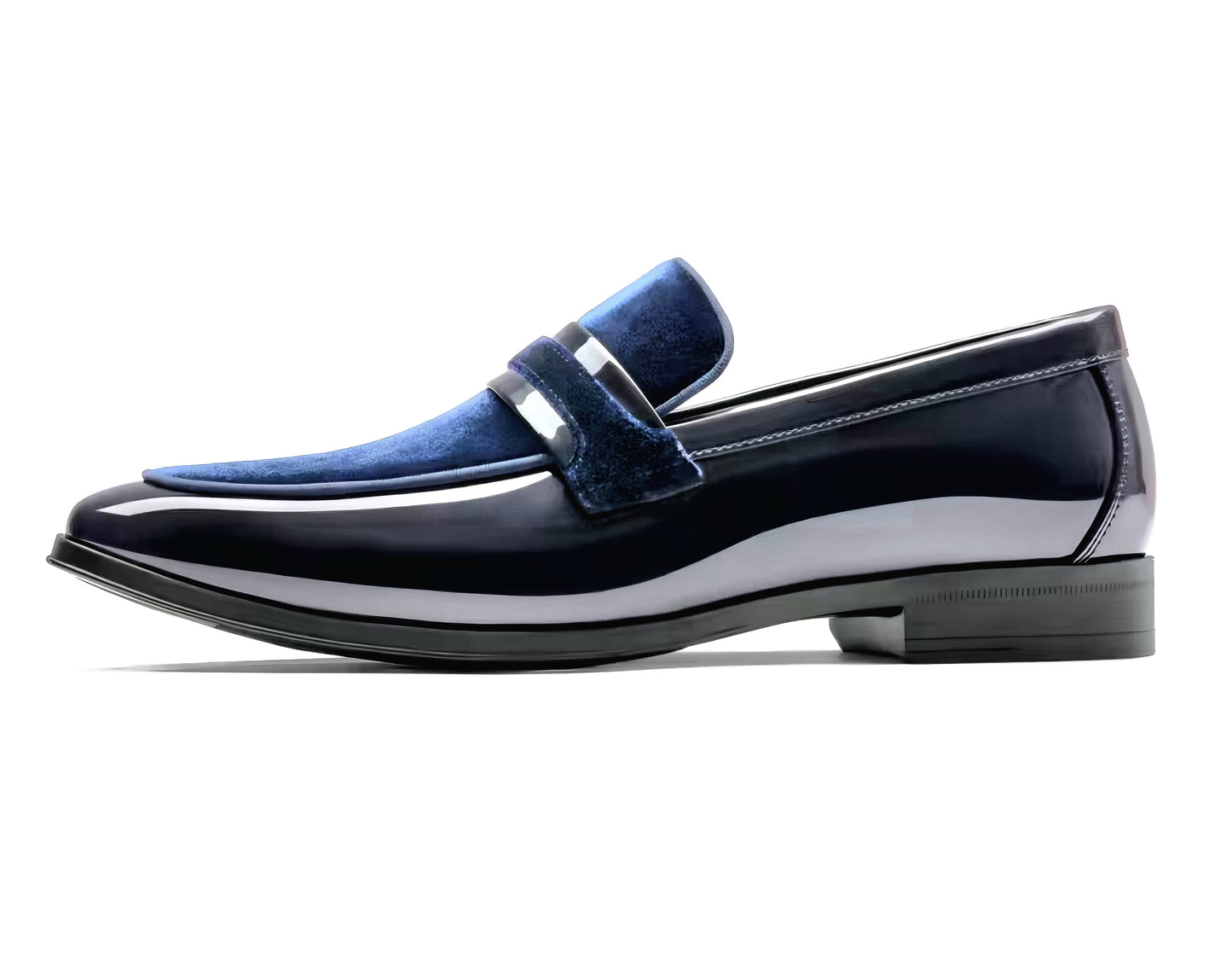 Men's Tuxedo Patent Classic Velvet Loafers