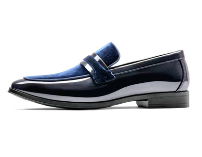 Men's Tuxedo Patent Classic Velvet Loafers