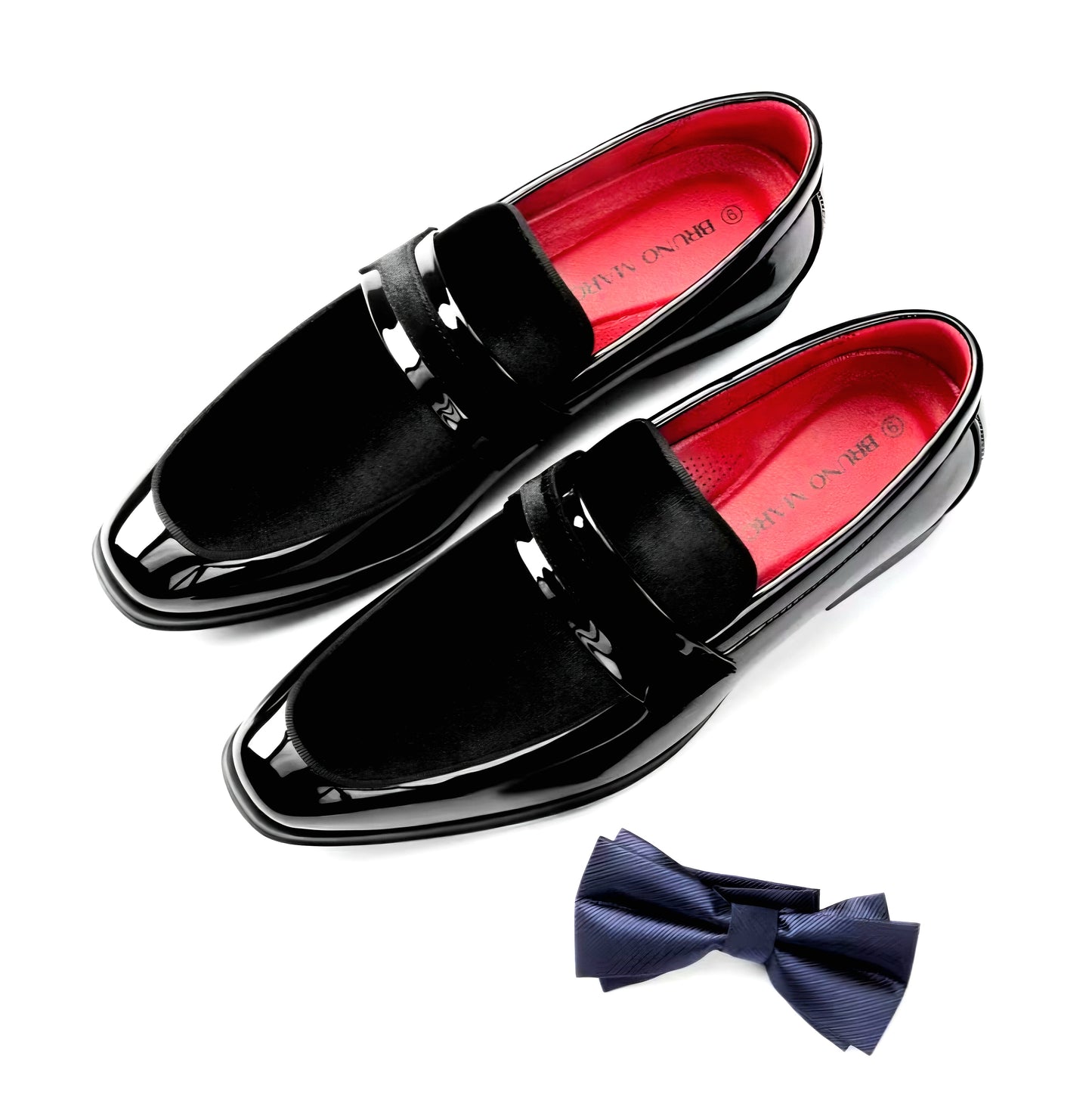 Men's Tuxedo Patent Classic Velvet Loafers