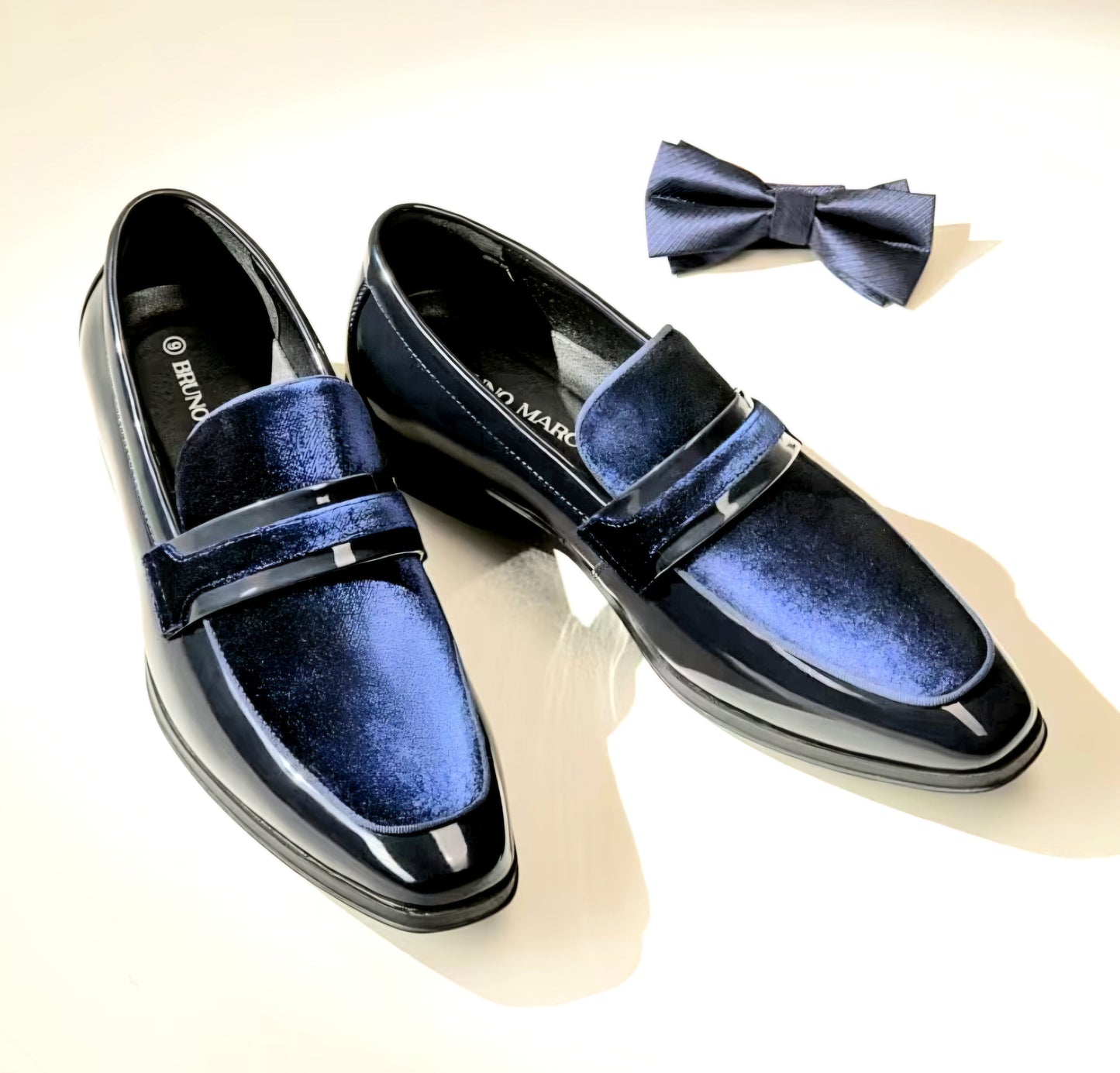 Men's Tuxedo Patent Classic Velvet Loafers