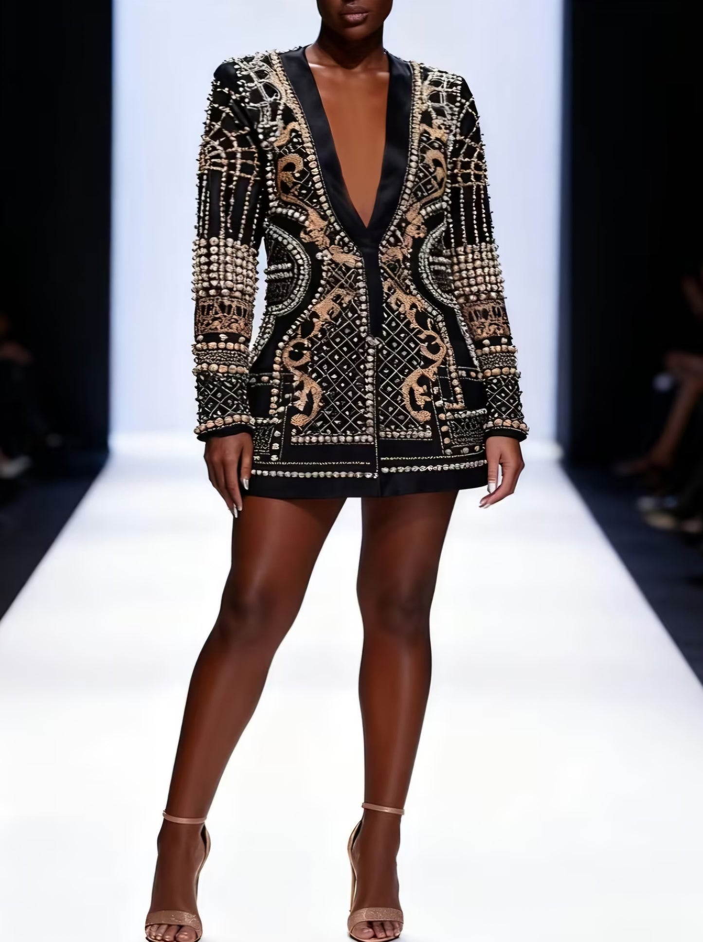Pearl-Beaded Blazers