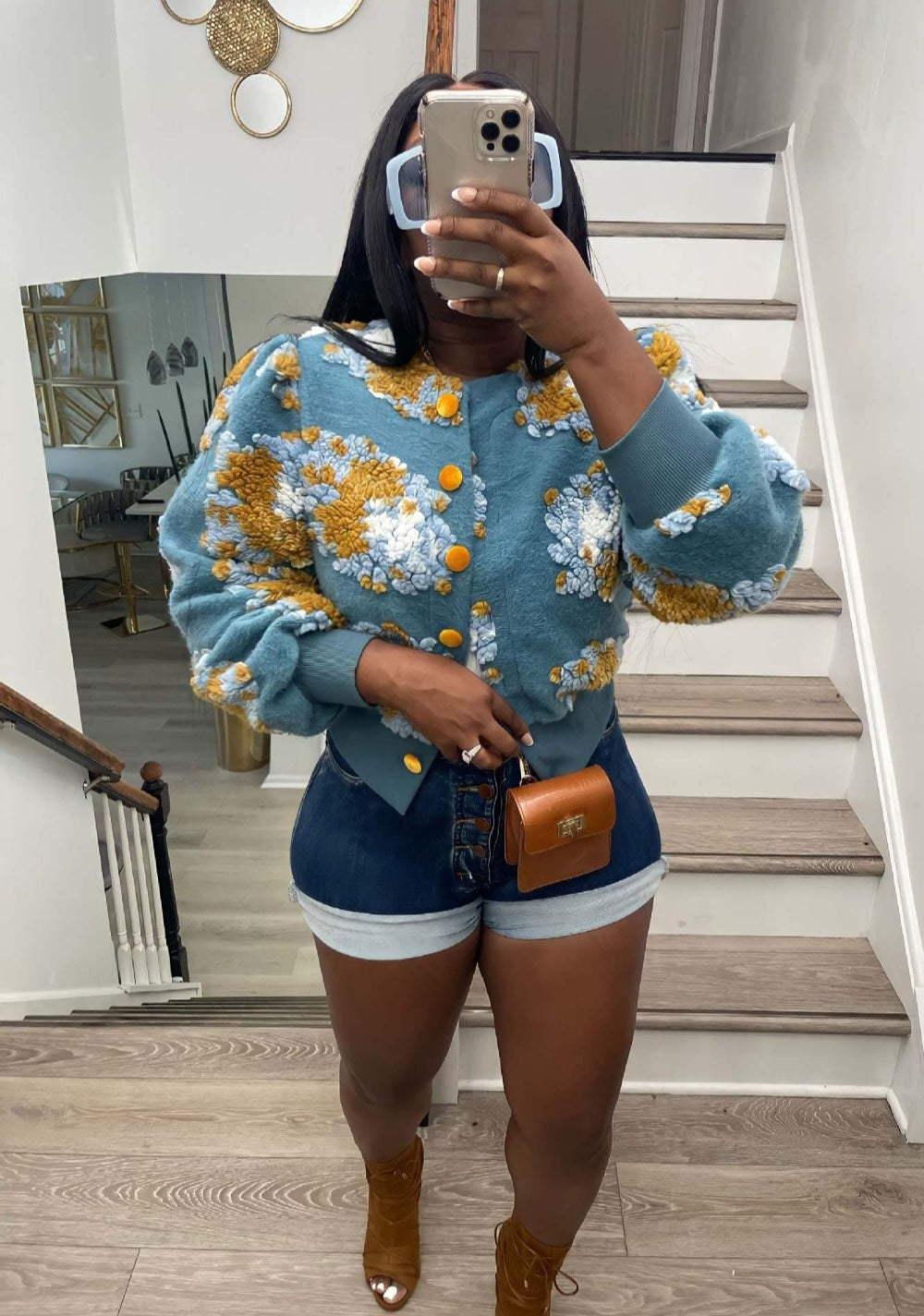 Flower Short Jacket