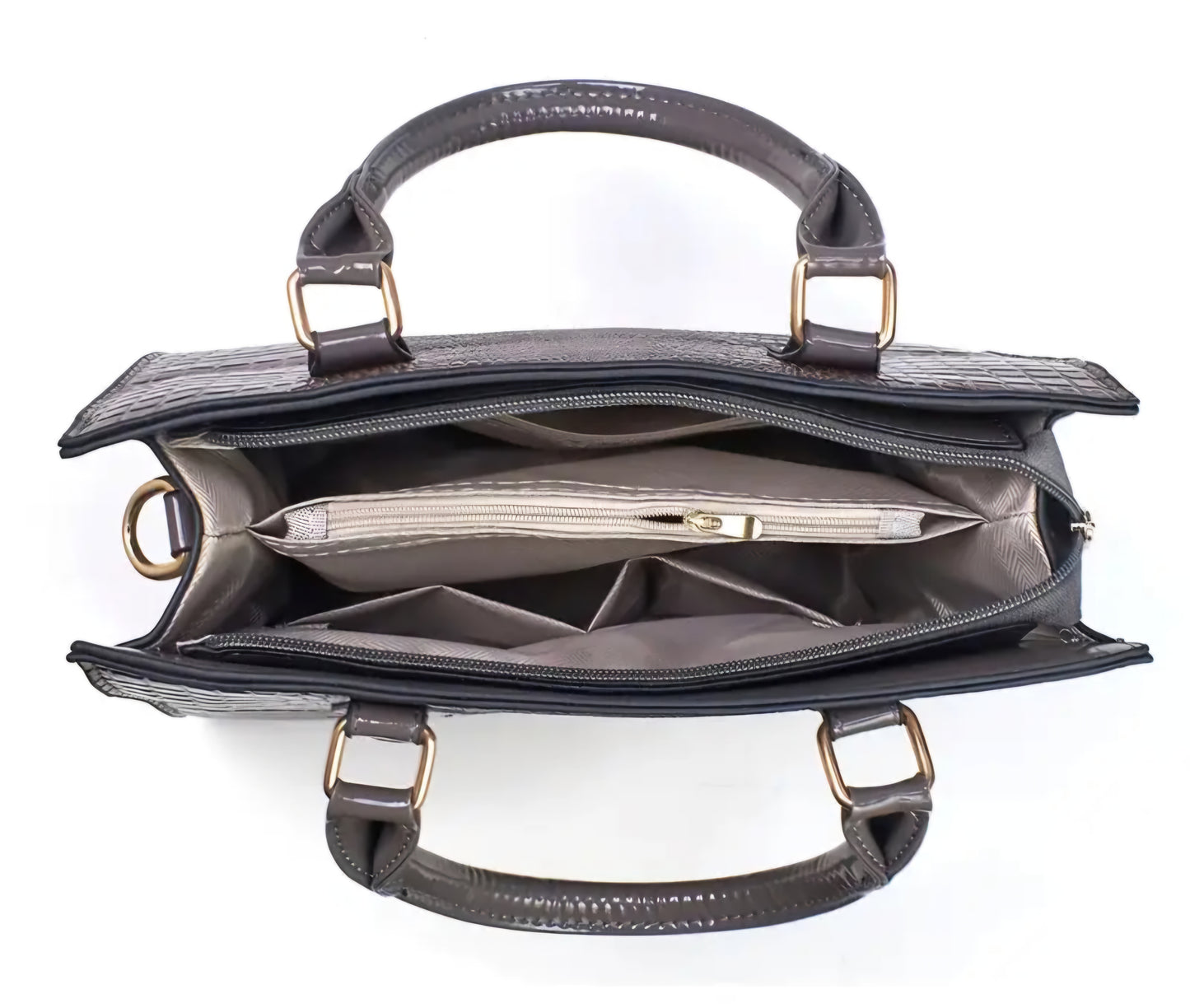 High-End Set Of 2 Crocodile Tote Bag