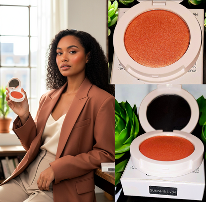 JTEN'S Compact Radiant Silk Highlight Blush-Powders