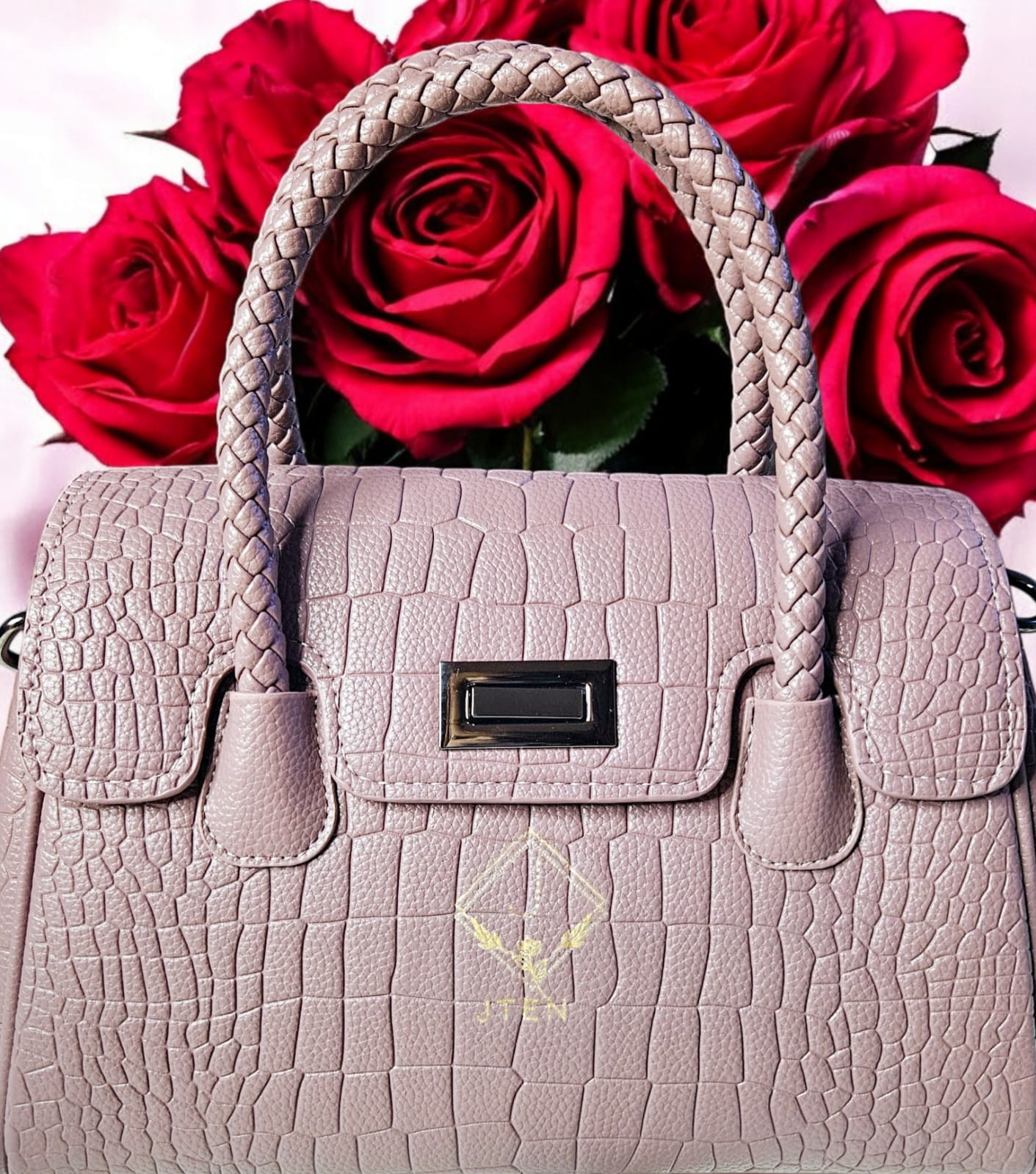 French Crocodile Tote Bag